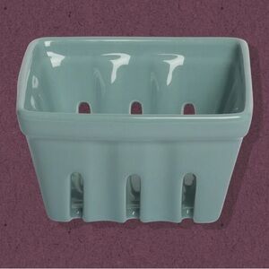 Fishs Eddy Gray Berry Basket Blue Gray 5 3/4”